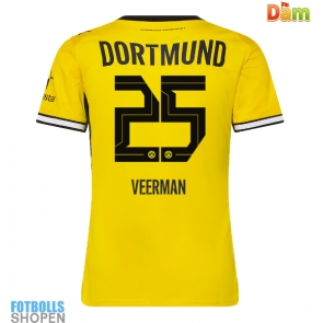 Billiga Borussia Dortmund Joey Veerman #25 Hemmatröja Dam 2026-27 Kortärmad